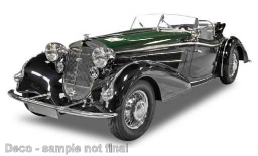 Horch 855 1/18 Sun Star Roadster schwarz/metallise gr&uuml;n 1939 1:18 coche miniatura