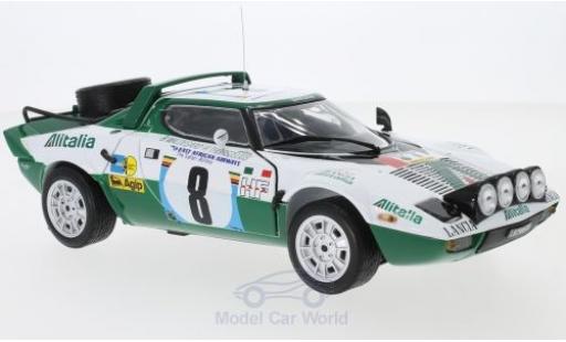 Lancia Stratos 1/18 Sun Star HF No.8 Alitalia Safari Rallye 1975 B.Waldegard/H.Thorszelius coche miniatura