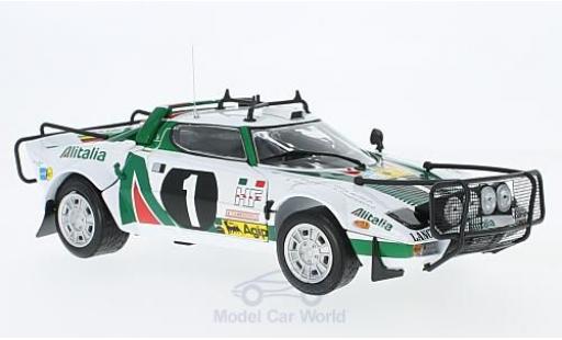 Lancia Stratos Rallye 1/18 Sun Star HF Rally No.1 Alitalia Rallye WM Safari Rallye 1976 B.Waldegard/H.Thorszelius coche miniatura
