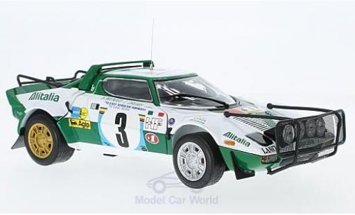 Lancia Stratos 1/18 Sun Star HF Rally No.3 Rallye WM Safari Rallye 1975 S.Munari/L.Drews coche miniatura