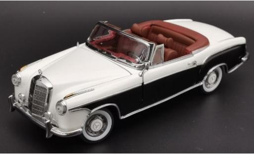 Coche miniatura Mercedes 220 1/18 Sun Star SE Cabriolet (W180 II) blanco/negro 1958 Verdeck geöffnet Mercedes 220 1/18 Sun Star SE Cabriolet (W180 II) blanco/negro 1958 Verdeck geöffnet coche miniatura