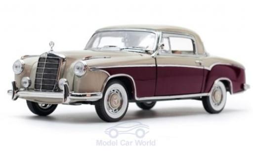 Coche miniatura Mercedes 220 1/18 Sun Star SE Coupe beige/rojo 1959 Mercedes 220 1/18 Sun Star SE Coupe beige/rojo 1959 coche miniatura