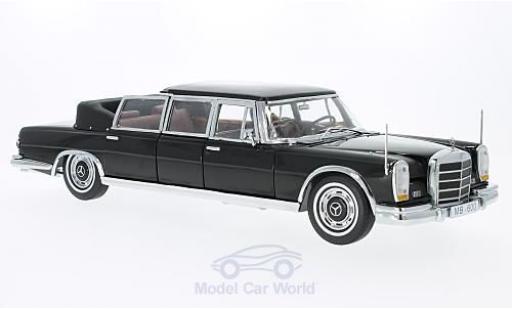 Coche miniatura Mercedes 600 1/18 Sun Star Landaulet negro 1966 Mercedes 600 1/18 Sun Star Landaulet negro 1966 coche miniatura