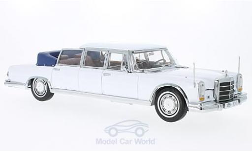 Mercedes 600 1/18 Sun Star Landaulet blanco 1966 coche miniatura
