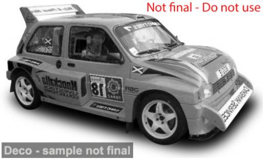 Coche miniatura MG Metro 1/18 Sun Star 6R4 Donegal International Rally 2010 #18 1:18 MG Metro 1/18 Sun Star 6R4 Donegal International Rally 2010 #18 1:18 coche miniatura