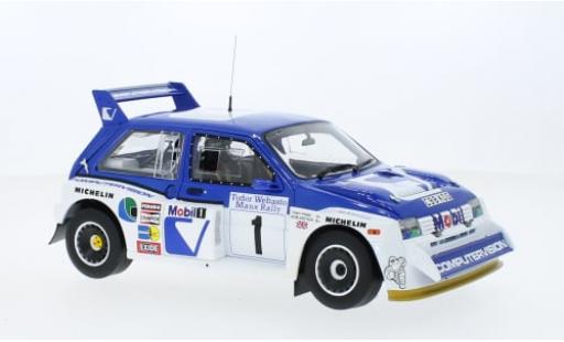 MG Metro 1/18 Sun Star 6R4 No.1 Rallye Manx 1986 1:18 coche miniatura