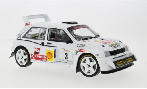 Coche miniatura MG Metro 1/18 Sun Star 6R4 No.3 Donegal International Rally 2006 1:18 MG Metro 1/18 Sun Star 6R4 No.3 Donegal International Rally 2006 1:18 coche miniatura