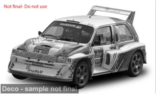 Coche miniatura MG Metro 1/18 Sun Star 6R4 Rallylegend 2019 #18 1:18 MG Metro 1/18 Sun Star 6R4 Rallylegend 2019 #18 1:18 coche miniatura