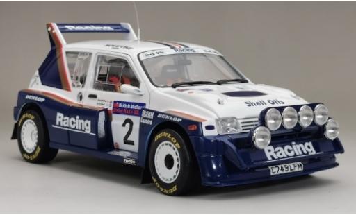 Coche miniatura MG Metro 1/18 Sun Star 6R4 RHD No.2 Rothmans Racing British Midland Ulster Rallye 1986 J.McRae/I.Grindrod MG Metro 1/18 Sun Star 6R4 RHD No.2 Rothmans Racing British Midland Ulster Rallye 1986 J.McRae/I.Grindrod coche miniatura