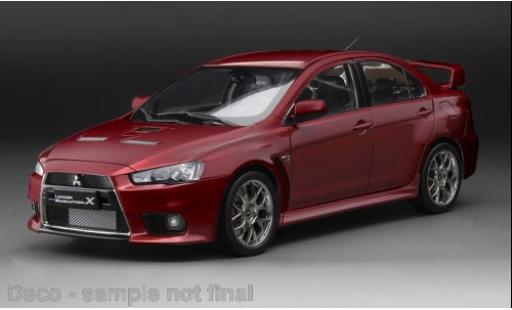 Mitsubishi Lancer 1/18 Sun Star Evolution X metallise rojo 1:18 coche miniatura