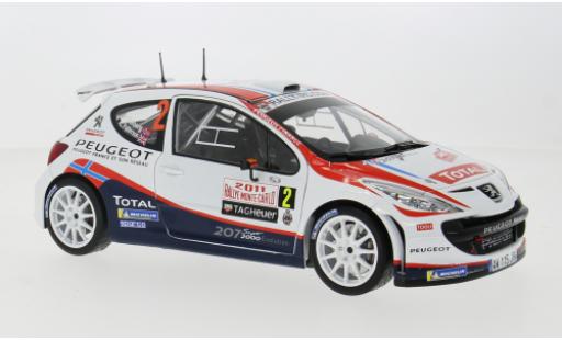 Coche miniatura Peugeot 207 1/18 Sun Star S2000 No.2 Rallye WM Rallye Monte Carlo 2011 1:18 Peugeot 207 1/18 Sun Star S2000 No.2 Rallye WM Rallye Monte Carlo 2011 1:18 coche miniatura