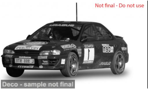 Coche miniatura Subaru Impreza 1/18 Sun Star 555 Memorial Bettega 1994 #1 1:18 Subaru Impreza 1/18 Sun Star 555 Memorial Bettega 1994 #1 1:18 coche miniatura