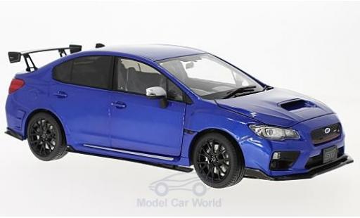 Subaru WRX STI 1/18 Sun Star STI (S207) metalico azul RHD NBR Challange Package coche miniatura