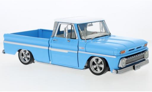 Coche miniatura Chevrolet C-10 1/18 Sun Star Stepside Pick Up Low Rider azul 1965 Chevrolet C-10 1/18 Sun Star Stepside Pick Up Low Rider azul 1965 coche miniatura