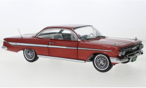 Coche miniatura Chevrolet Impala 1/18 Sun Star Sport Coupe metallise rouge foncé 1961 Chevrolet Impala 1/18 Sun Star Sport Coupe metallise rouge foncé 1961 coche miniatura