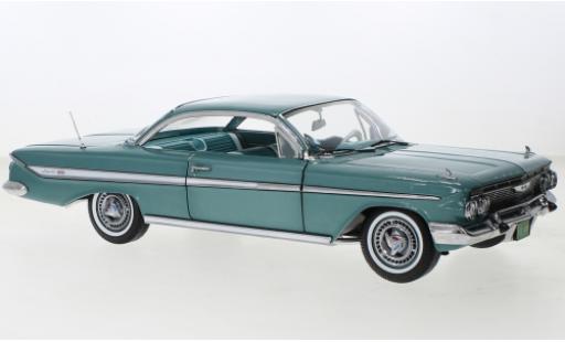 Chevrolet Impala 1/18 Sun Star Sport Coupe metallise turquesa 1961 coche miniatura