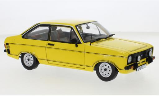 Coche miniatura Ford Escort 1/18 Sun Star MK II 1600 Sport amarillo RHD 1975 Ford Escort 1/18 Sun Star MK II 1600 Sport amarillo RHD 1975 coche miniatura