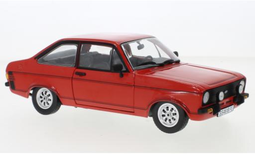 Coche miniatura Ford Escort 1/18 Sun Star MK II 1600 Sport rojo 1975 Ford Escort 1/18 Sun Star MK II 1600 Sport rojo 1975 coche miniatura