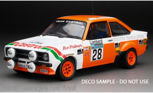 Coche miniatura Ford Escort 1/18 Sun Star Mk II RS 1800 RHD No.28 Rallye WM RAC Rallye 1978 Ford Escort 1/18 Sun Star Mk II RS 1800 RHD No.28 Rallye WM RAC Rallye 1978 coche miniatura