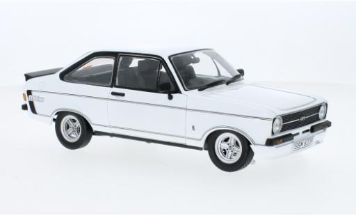 Coche miniatura Ford Escort 1/18 Sun Star MkII Mexico blanche RHD 1976 Ford Escort 1/18 Sun Star MkII Mexico blanche RHD 1976 coche miniatura