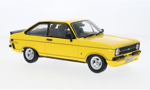 Coche miniatura Ford Escort 1/18 Sun Star MkII Mexico amarillo RHD 1976 Ford Escort 1/18 Sun Star MkII Mexico amarillo RHD 1976 coche miniatura