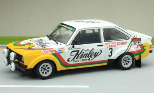 Coche miniatura Ford Escort 1/18 Sun Star MkII RS1800 No.3 Kinley Rally Ypern 1978 Ford Escort 1/18 Sun Star MkII RS1800 No.3 Kinley Rally Ypern 1978 coche miniatura