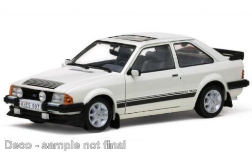 Coche miniatura Ford Escort 1/18 Sun Star MKIII RS 1600i blanche 1984 Ford Escort 1/18 Sun Star MKIII RS 1600i blanche 1984 coche miniatura