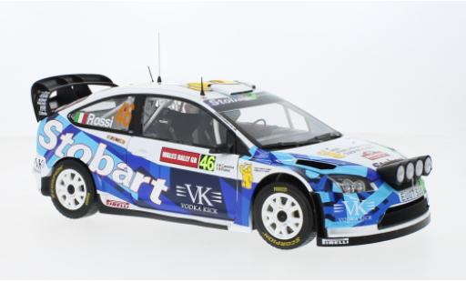 Ford Focus 1/18 Sun Star RS WRC07 No.46 Stobart Rallye WM Rallye Wales 2008 coche miniatura