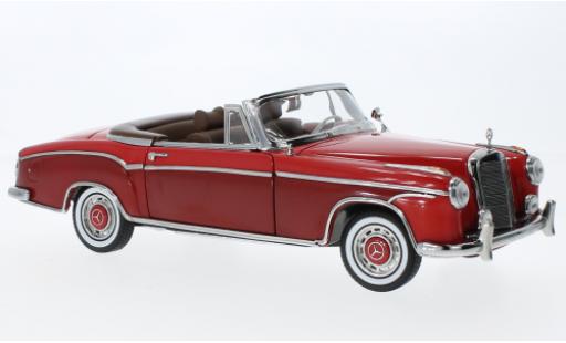 Coche miniatura Mercedes 220 1/18 Sun Star SE cabriolet (W128) rouge/rouge foncé 1960 Mercedes 220 1/18 Sun Star SE cabriolet (W128) rouge/rouge foncé 1960 coche miniatura