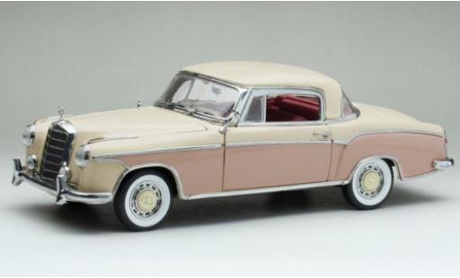 Coche miniatura Mercedes CLA 1/18 Sun Star 220 SE Coupe (W128) beige clair/rosa 1958 Mercedes CLA 1/18 Sun Star 220 SE Coupe (W128) beige clair/rosa 1958 coche miniatura