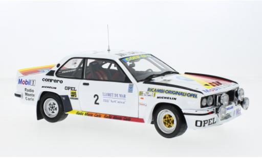 Coche miniatura Opel Ascona 1/18 Sun Star B 400 No.2 Conrero Squadra Corse Rallye WM Rally Costa Brava 1982 Opel Ascona 1/18 Sun Star B 400 No.2 Conrero Squadra Corse Rallye WM Rally Costa Brava 1982 coche miniatura