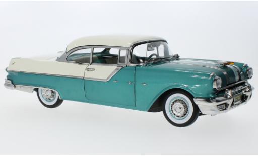 Coche miniatura Pontiac Star Chief 1/18 Sun Star Hardtop metallise vert/blanche 1955 Pontiac Star Chief 1/18 Sun Star Hardtop metallise vert/blanche 1955 coche miniatura