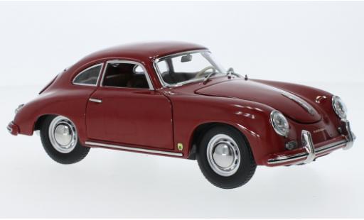 Porsche 356 1/18 Sun Star A 1500 GS Carrera GT rouge foncé 1957 coche miniatura