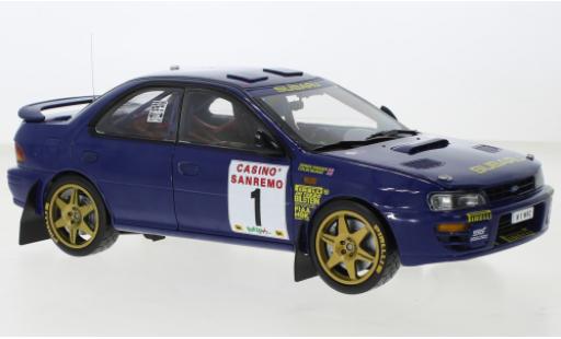 Coche miniatura Subaru Impreza 1/18 Sun Star 555 No.1 Rallye WM Rallye San Remo 1996 Subaru Impreza 1/18 Sun Star 555 No.1 Rallye WM Rallye San Remo 1996 coche miniatura