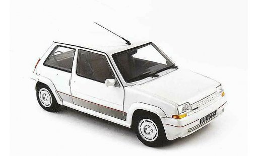 Renault 5 Phase 1 1/18 Norev GT Turbo 1 blanco coche miniatura
