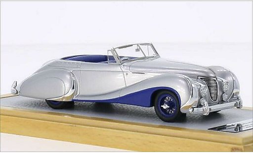 Talbot Lago Saoutchik 1/43 Chromes T26 Record Descapotable gris/azul RHD 1948 coche miniatura
