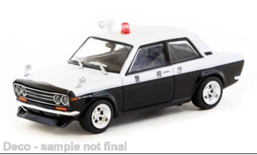 Coche miniatura Datsun 510 1/64 Tarmac Works Japanische Polizei 1:64 Datsun 510 1/64 Tarmac Works Japanische Polizei 1:64 coche miniatura