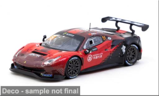 Ferrari 488 1/64 Tarmac Works GT3 Macau GT Cup 2022 #51 1:64 coche miniatura
