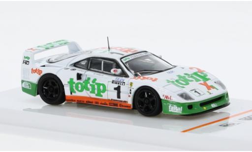 Ferrari F40 1/64 Tarmac Works GT No.1 Totip Italian GT Championship 1994 1:64 coche miniatura