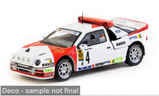 Ford RS 200 1/64 Tarmac Works RS2000 Rally Catalunya 1986 #4 1:64 coche miniatura