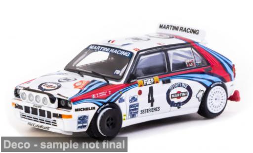 Lancia Delta 1/64 Tarmac Works HF Integrale Rally Monte Carlo 1992 #4 1:64 coche miniatura
