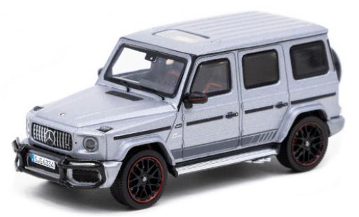 Coche miniatura Mercedes Classe G 1/64 Tarmac Works AMG G 63 (W463) matt-gris/Dekor Mercedes Classe G 1/64 Tarmac Works AMG G 63 (W463) matt-gris/Dekor coche miniatura