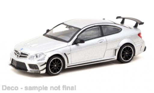 Coche miniatura Mercedes Classe C 1/64 Tarmac Works C63 AMG Coupe Black Series silber 1:64 Mercedes Classe C 1/64 Tarmac Works C63 AMG Coupe Black Series silber 1:64 coche miniatura