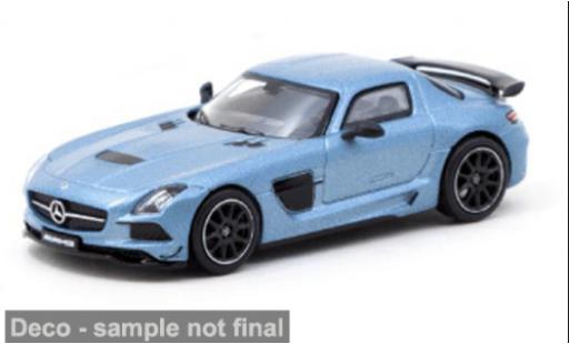 MG B 1/64 Tarmac Works Mercedes SLS A lack Series blau 1:64 coche miniatura