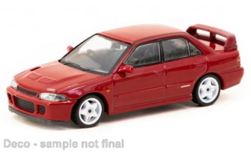 Coche miniatura Mitsubishi Lancer 1/64 Tarmac Works GSR Evolution II rojo 1:64 Mitsubishi Lancer 1/64 Tarmac Works GSR Evolution II rojo 1:64 coche miniatura