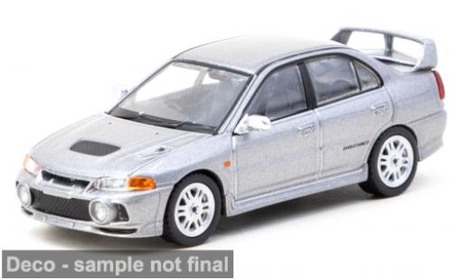 Coche miniatura Mitsubishi Lancer 1/64 Tarmac Works GSR Evolution IV silber 1:64 Mitsubishi Lancer 1/64 Tarmac Works GSR Evolution IV silber 1:64 coche miniatura