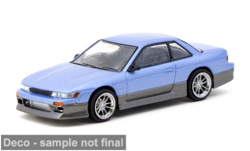 Coche miniatura Nissan Silvia 1/64 Tarmac Works (S13) blau/grau 1:64 Nissan Silvia 1/64 Tarmac Works (S13) blau/grau 1:64 coche miniatura