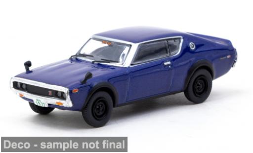Coche miniatura Nissan Skyline 1/64 Tarmac Works 2000 GT-R (KPGC110) blau 1974 1:64 Nissan Skyline 1/64 Tarmac Works 2000 GT-R (KPGC110) blau 1974 1:64 coche miniatura