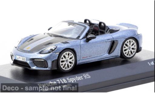 Coche miniatura Porsche 718 1/64 Tarmac Works Spyder RS grau 1:64 Porsche 718 1/64 Tarmac Works Spyder RS grau 1:64 coche miniatura