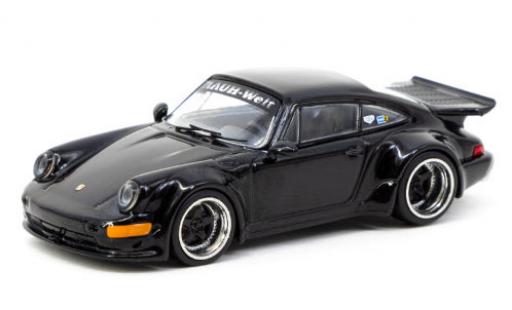Porsche 964 RWB 1/64 Tarmac Works 911 () RWB negro coche miniatura